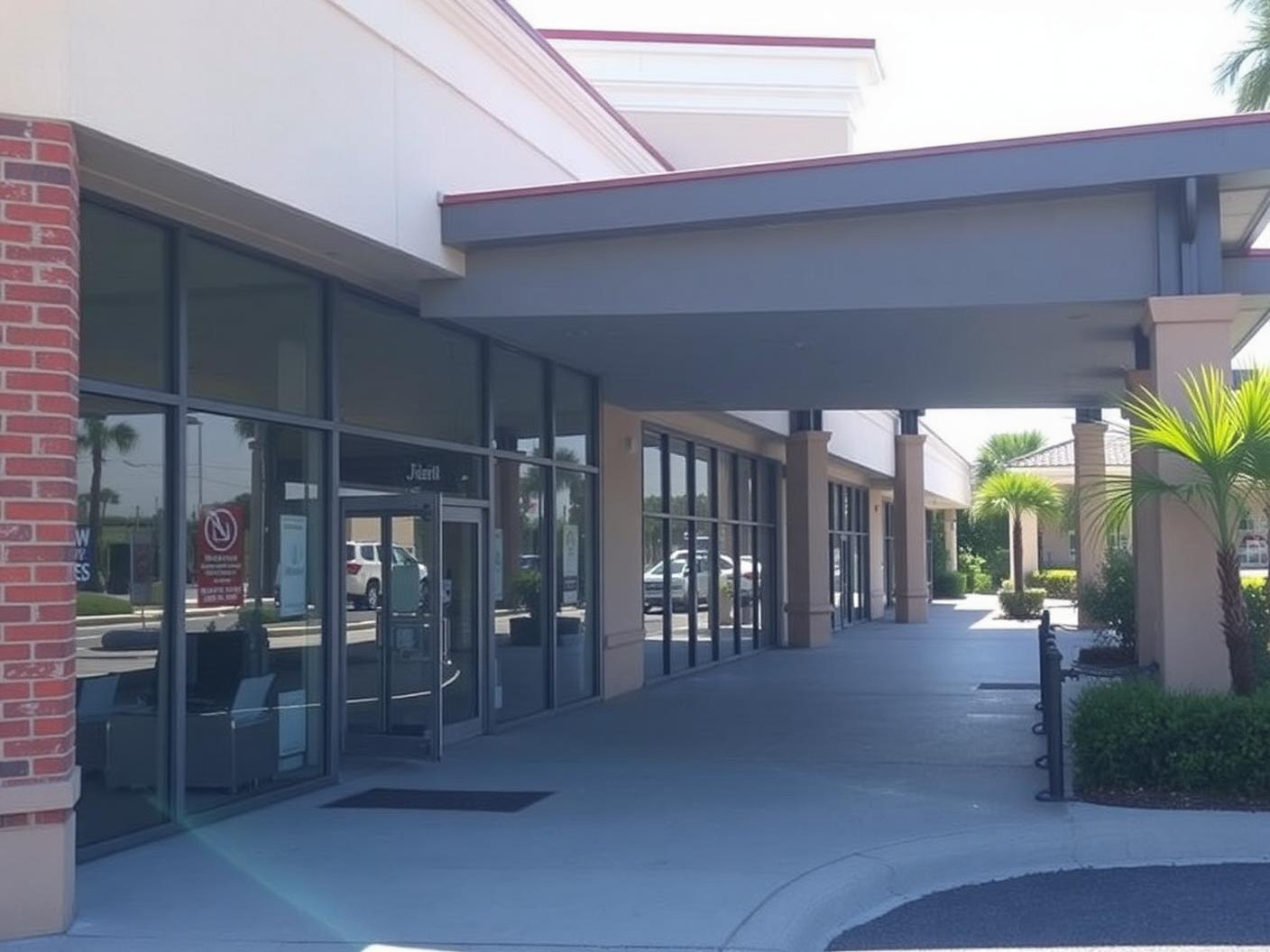 Modern commercial office building exterior in Central Florida