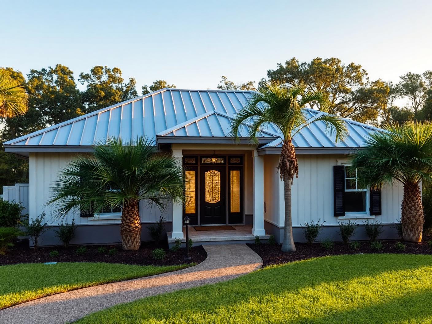 Completed residential construction project in Central Florida